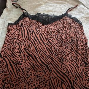 NWT Soma Camisole Cami Animal Print XXL